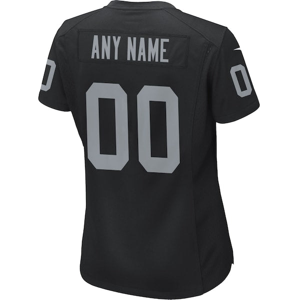 Las Vegas Raiders Nike Women's Custom Game Jersey - Black - Image 3