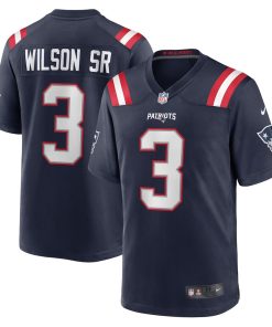 Mack Wilson New England Patriots Nike Team Game Jersey -  Navy