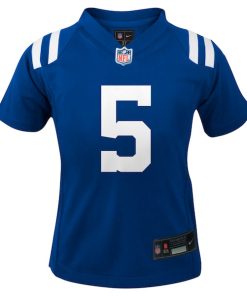 Alternative view of Anthony Richardson Indianapolis Colts Nike Toddler Game Jersey - Royal