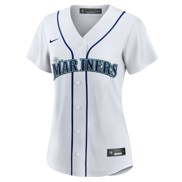 Julio Rodr¨ªguez Seattle Mariners Nike Women's Home Replica Jersey - White - Image 2