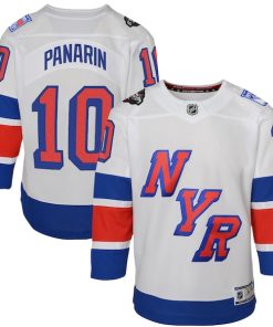 Artemi Panarin New York Rangers Youth 2024 NHL Stadium Series Premier Player Jersey?¨C White