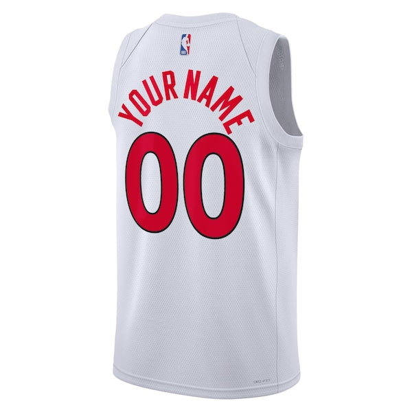 Toronto Raptors Nike Unisex Swingman Custom Jersey White - Association Edition - Image 3