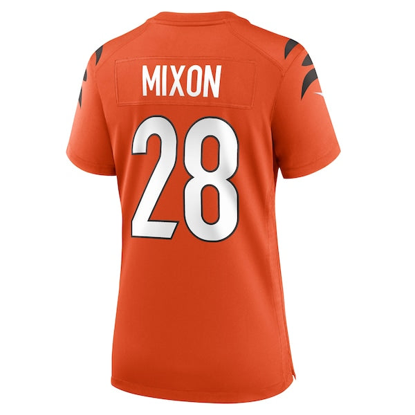 Joe Mixon Cincinnati Bengals Nike Women's Game Jersey - Orange/Black - Image 4