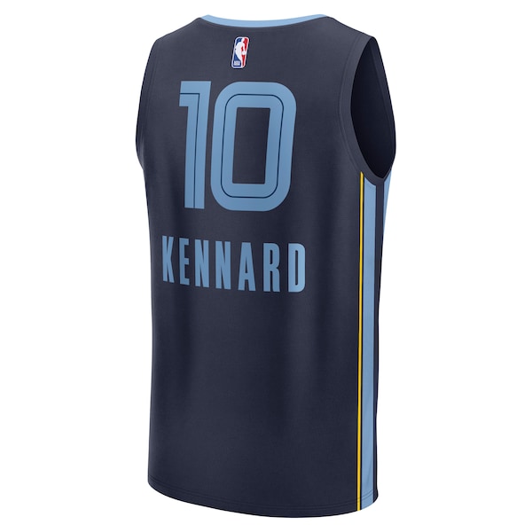Luke Kennard Memphis Grizzlies Fast Break Replica Player Jersey - Icon Edition - Navy - Image 3