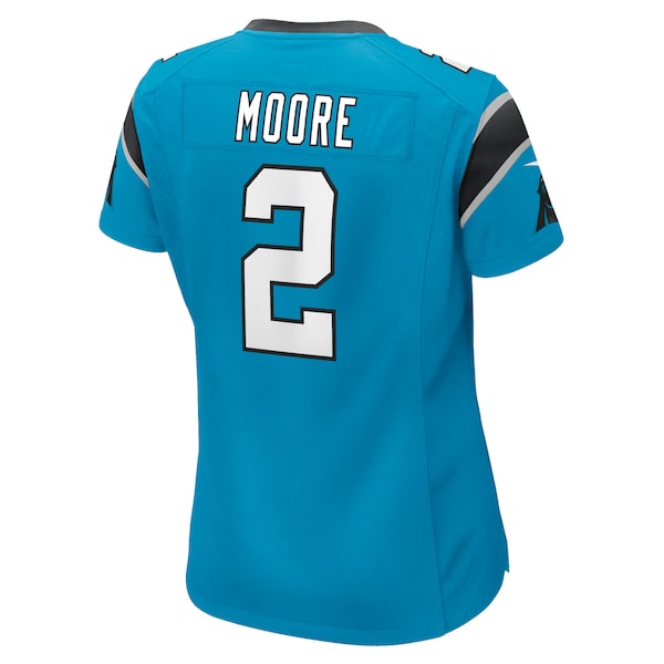 D.J. Moore Carolina Panthers Nike Women's Game Jersey - Blue - Image 3