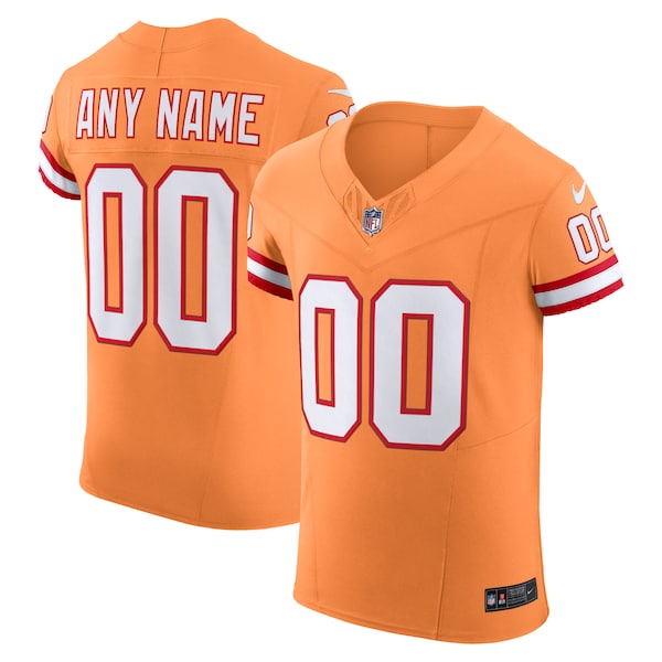 Tampa Bay Buccaneers Nike Vapor F.U.S.E. Elite Custom Jersey - Orange