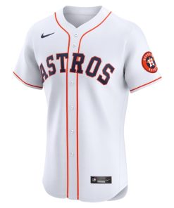 Alternative view of Houston Astros Nike Home Elite Jersey - White
