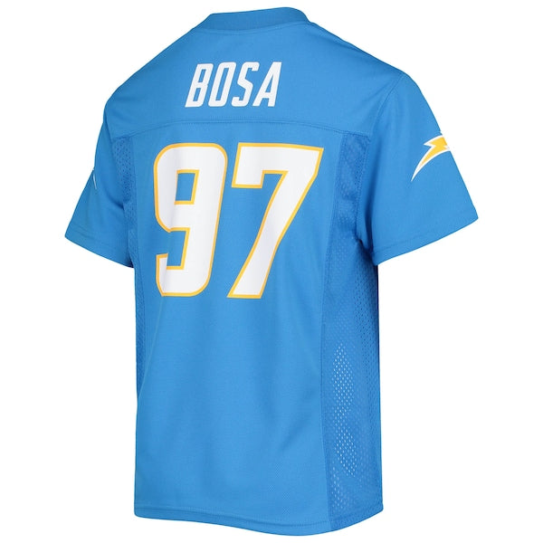 Joey Bosa Los Angeles Chargers Youth Replica Player Jersey - Powder Blue - Image 3