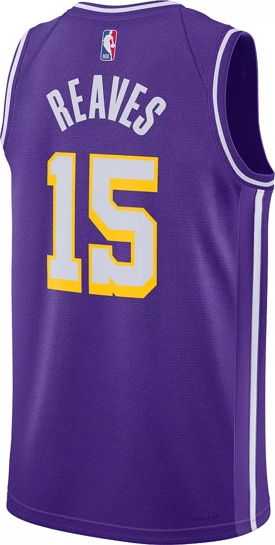 Austin Reaves Los Angeles Lakers Nike Unisex 2025/26 Swingman Jersey - Purple - Image 3