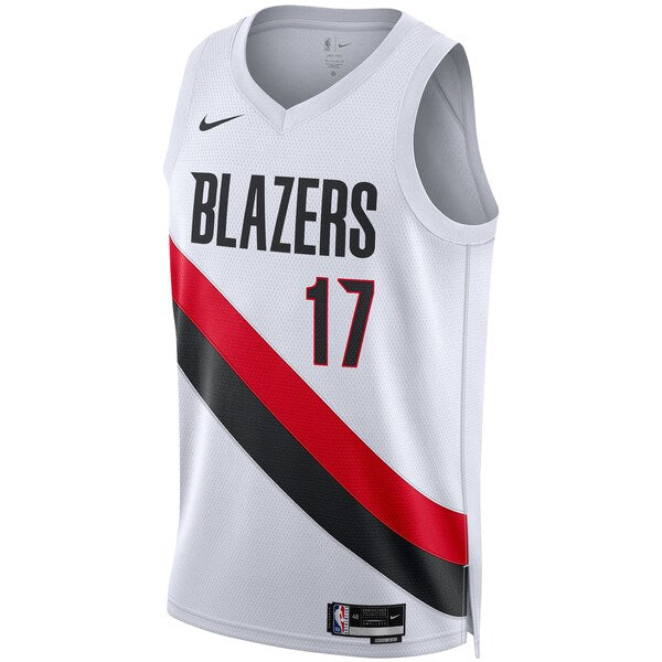 Shaedon Sharpe Portland Trail Blazers Nike Unisex Swingman Player Jersey - Association Edition - White - Image 2