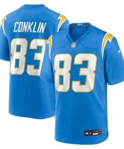 Tyler Conklin Los Angeles Chargers Nike Team Game Jersey -  Powder Blue