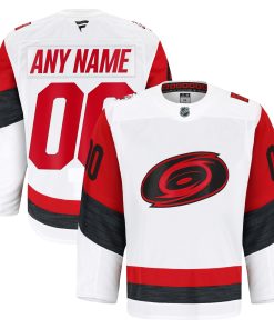 Alternative view of Carolina Hurricanes  Home Authentic Pro Custom Jersey - Black/White