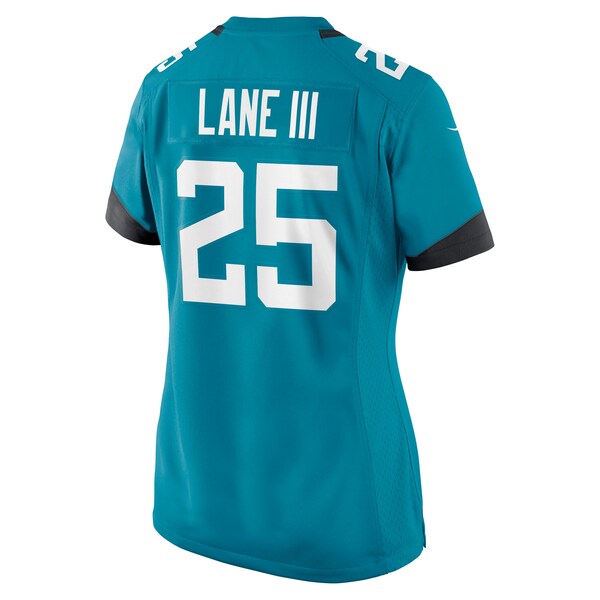 Rayuan Lane III Jacksonville Jaguars Nike Women's Team Game Jersey - Teal - Image 3