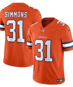 Justin Simmons Denver Broncos Nike Vapor F.U.S.E. Limited Jersey - Orange