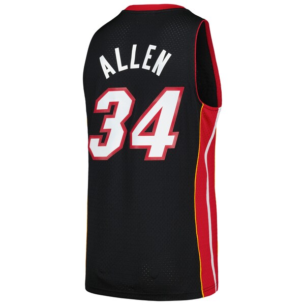 Ray Allen Miami Heat 2012/13 Hardwood Classics Swingman Jersey - Black - Image 3