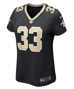 Alternative view of Kirk Merritt New Orleans Saints Nike Women's Team Game Jersey -  Black