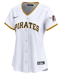 Alternative view of Pittsburgh Pirates Nike Women's 2024 Jackie Robinson Day Home Limited Jersey?¨C White