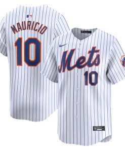 Ronny Mauricio New York Mets Nike Home Limited Player Jersey - White