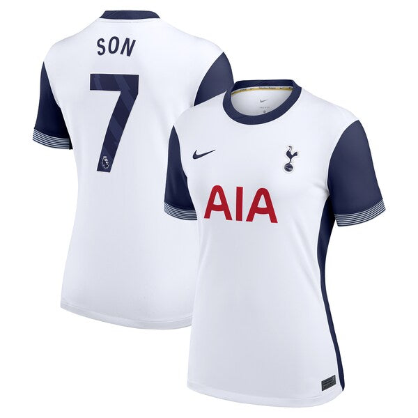 Son Heung-Min Tottenham Hotspur Nike Women's 2024/25 Home Replica Player Jersey - White - Image 2
