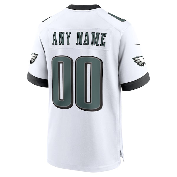 Philadelphia Eagles Nike Super Bowl LIX Custom Game Jersey - White - Image 3