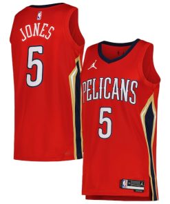 Herbert Jones New Orleans Pelicans Jordan Brand Unisex Swingman Jersey - Statement Edition - Red