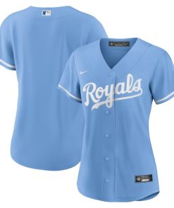 Kansas City Royals Nike Women's Alternate Replica Team Logo Jersey - Light Blue