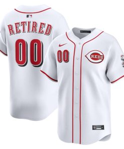 Cincinnati Reds Nike Home Limited Pick-A-Player Retired Roster Jersey - White