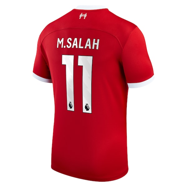 Mohamed Salah Liverpool Nike 2023/24 Home Replica Player Jersey - Red/White - Image 6