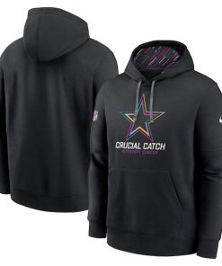 Dallas Cowboys Nike 2024 NFL Crucial Catch Club Pullover Hoodie - Black