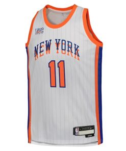 Alternative view of Jalen Brunson New York Knicks Nike Youth 2024/25 Swingman Player Jersey - City Edition - White