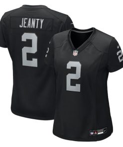 Ashton Jeanty Las Vegas Raiders Nike Women's 2025 NFL Draft First Round Pick  Team Game Jersey - Black