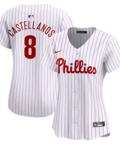 Nick Castellanos Philadelphia Phillies Nike Women's Home Limited Player Jersey?¨C White