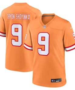 Joe Tryon-Shoyinka Tampa Bay Buccaneers Nike Throwback Game Jersey - Orange/Red
