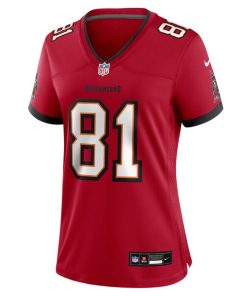 Alternative view of Ryan Miller Tampa Bay Buccaneers Nike Women's Team Game Jersey -  Red
