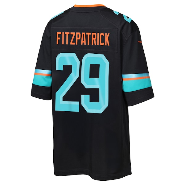 Minkah Fitzpatrick Miami Dolphins Nike Youth 2025 Rivalries Collection Game Jersey - Pitch Blue - Image 3