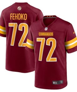 Viliami Fehoko Jr. Washington Commanders Nike Team Game Jersey -  Burgundy