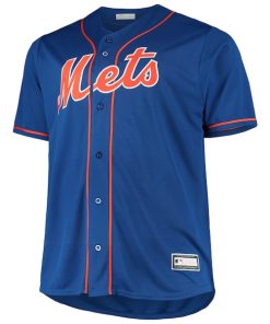 Alternative view of Pete Alonso New York Mets Big & Tall Replica Player Jersey - Royal