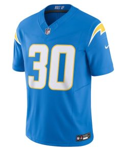 Alternative view of Austin Ekeler Los Angeles Chargers Nike Vapor F.U.S.E. Limited Jersey - Powder Blue