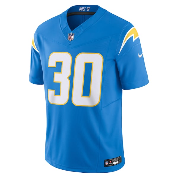 Austin Ekeler Los Angeles Chargers Nike Vapor F.U.S.E. Limited Jersey - Powder Blue - Image 2