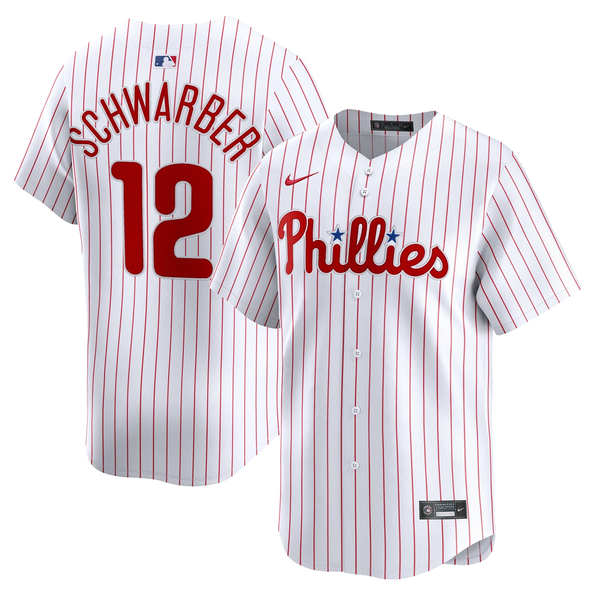 Kyle Schwarber Philadelphia Phillies Nike Alternate Limited Jersey - Light Blue/White - Image 5