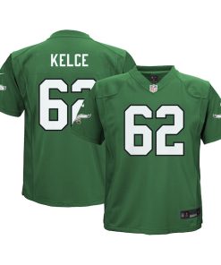 Jason Kelce Philadelphia Eagles Nike Preschool Alternate Game Jersey - Kelly Green