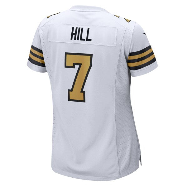 Taysom Hill New Orleans Saints Nike Women's Alternate Game Jersey - White - Image 3