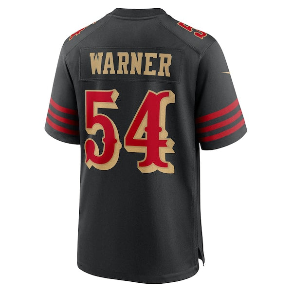Fred Warner San Francisco 49ers Nike 2025 Rivalries Collection Game Jersey - Black - Image 3