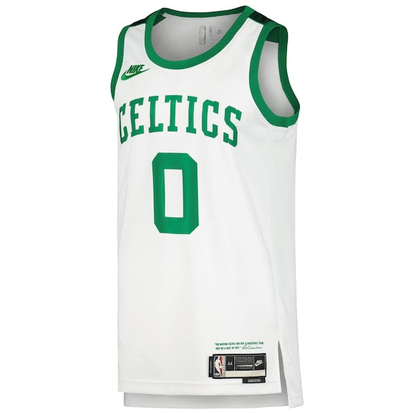 Jayson Tatum Boston Celtics Nike Swingman Player Jersey - Classic Edition - White - Image 2