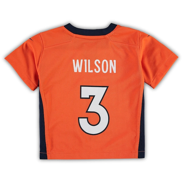 Russell Wilson Denver Broncos Nike Toddler Game Jersey - Orange - Image 3
