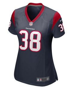 Alternative view of J.J. Taylor Houston Texans Nike Women's Team Game Jersey -  Navy