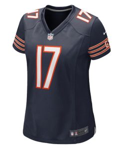 Alternative view of Tyson Bagent Chicago Bears Nike Women's  Game Jersey -  Navy