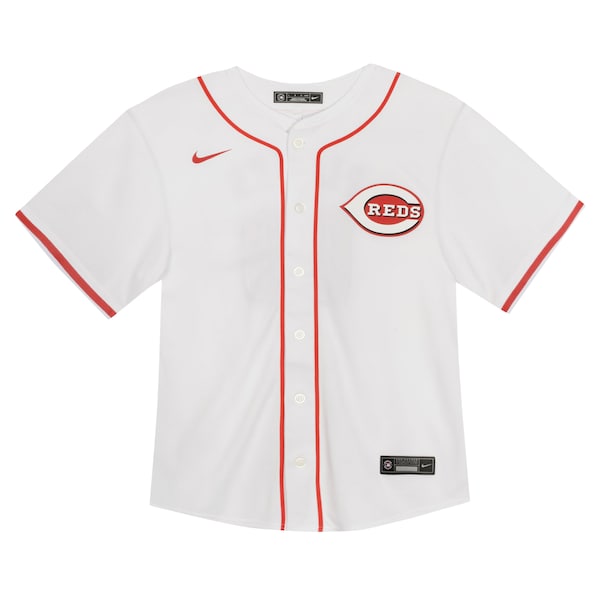 Elly De La Cruz Cincinnati Reds Nike Toddler Game Jersey - White - Image 2