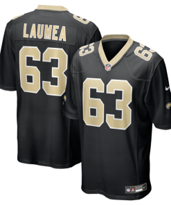 Sataoa Laumea New Orleans Saints Nike Team Game Jersey -  Black