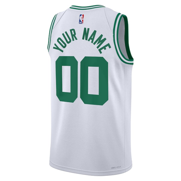 Boston Celtics Nike Unisex Swingman Custom Jersey White - Association Edition - Image 3